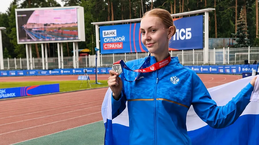 Тюменская спортсменка завоевала серебро на турнире по легкой атлетике в Жуковском