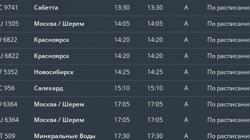 Аэропорт Рощино после отмены ракетной опасности продолжил работать в штатном режиме