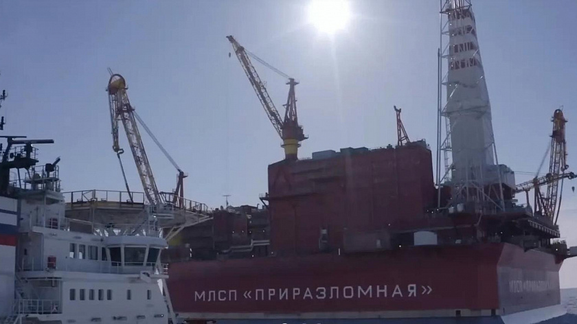 Морская платформа «Приразломная» стала самой необычной площадкой «Диктанта Победы»