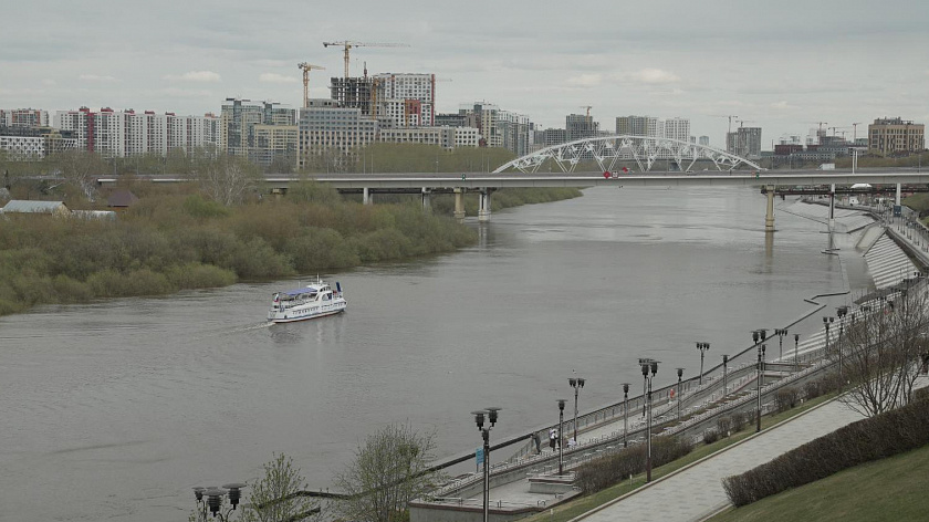Уровень воды в Туре снизился на два сантиметра