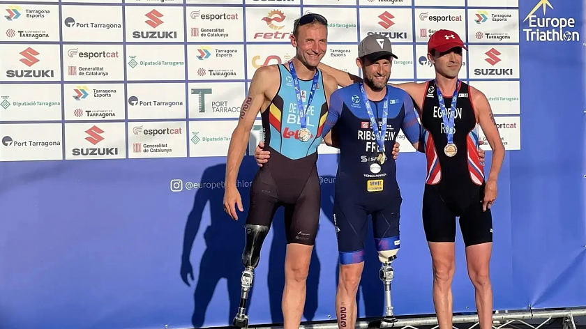 Тюменские паратриатлеты стали призерами чемпионата Европы