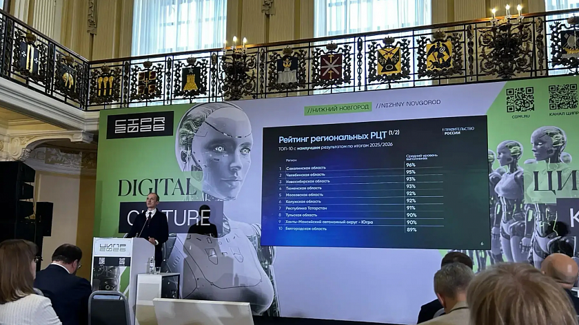 Тюменская область вошла в топ-10 регионов России по цифровой трансформации